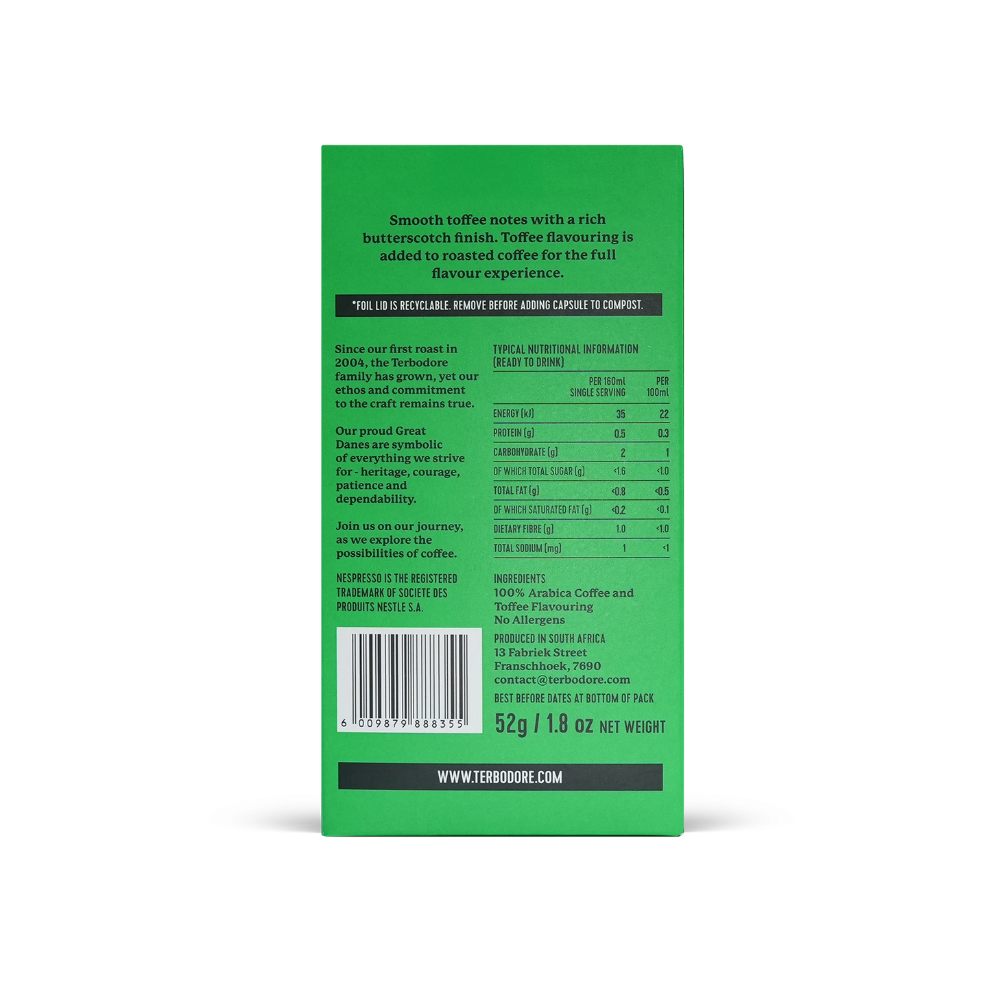Terbodore English Toffee